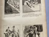 an old book with pictures of people and animals in it