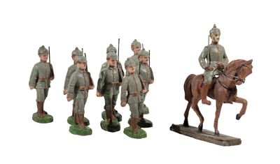 Élastolin. Armée Allemande 1914-15. Infanterie au pas /2.