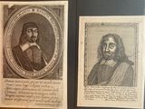 an old picture of two portraits of a man and a woman