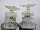 two statues that are sitting on top of each other