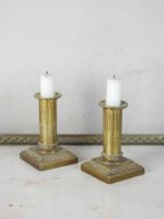 PAIRE DE FLAMBEAUX dit "bout-de-table" en bronze ciselé et d… (photo 2)