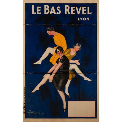 Le Bas Revel, Lyon Affiche Lithographie [Toile].