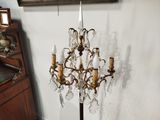 a picture of a chandelier that is in a room