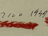 an image of a drawing of a knife and a red marker on a piece of paper