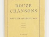 the front cover of a book with the title of the novel doze chansons