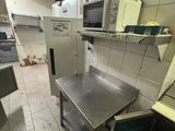 an image of a commercial kitchen with stainless steel appliances