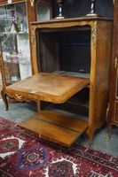 secrétaire haut en marqueterie - H : 127 cm - largeur : 80 c… (photo 2)