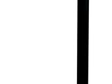 a close up of a black table on a white background
