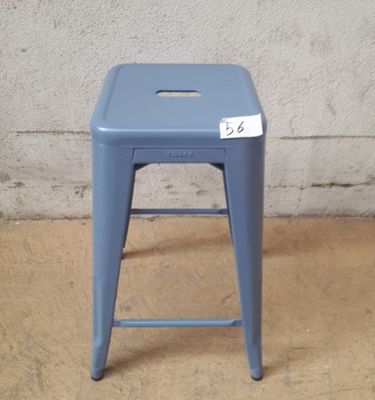 Tabouret TOLIX- Vernis Brillant bleu- Hauteur 65 cm -NEUF re…