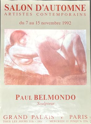 Affiche pour le Salon d'automne de Paris - PAUL BELMONDO Scu…