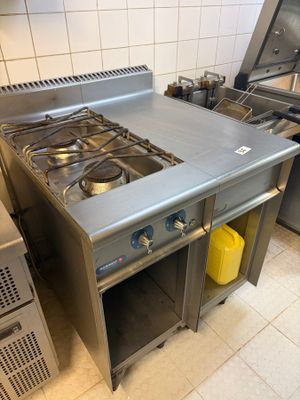 Un piano deux feux inox ROSINOX.