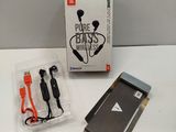 a box with a pair of ear buds and a pair of headphones