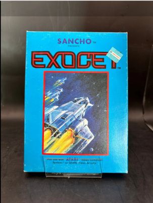 an image of a blue box with a picture of a space shuttle