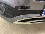 a close up of a car with a license plate on it