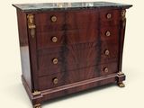 une image d'une commode avec un plateau en marbre