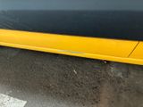 a close up of a car with a broken door handle