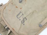 a bag that has the word u s written on it