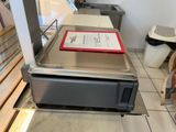 a box of food sitting on top of a counter