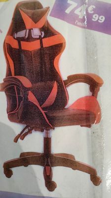 1 Fauteuil Gaming Noir ET Rouge