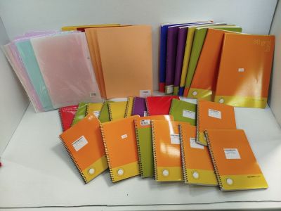 Lot de fournitures scolaires - ESCRIBOLINE - Cahiers spirale…