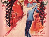 une affiche de film pour la période de Noël mettant en scène un homme et une femme en robe de mariée
