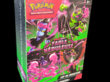 un gros plan sur une boîte du jeu de cartes à collectionner Pokémon