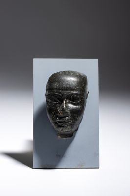 TÊTE FRAGMENTAIRE DE PTAH Serpentine