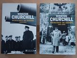 deux livres de Winston Churchill et « Churchill Churchill » posés sur une table