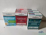 three boxes of filorm depifating soap sitting on a counter