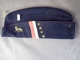 a pencil case with a flag and a horse on it