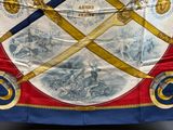 une image représentant un drapeau accroché à un mur