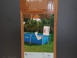 a cardboard box with a picture of a dog on it