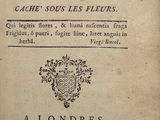 un vieux livre avec une image en noir et blanc du titre d'un poème