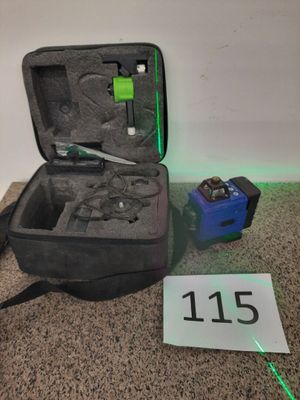 une valise contenant un laser vert