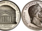 four different types of coins are shown on a white background