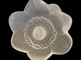 an image of a glass flower on a black background