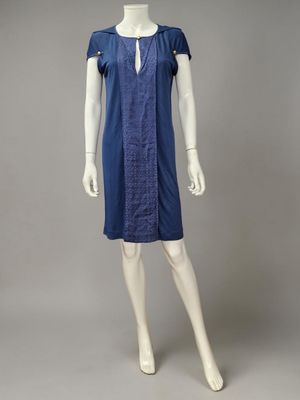 a mannequin mannequin wearing a blue dress on a mannequin mannequin mannequin mannequin mannequin mannequin mann