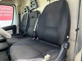 a seat in the back of a van that is empty
