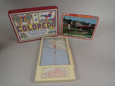 [MILITARIA, AVIATION] Ensemble de trois jeux anciens compren…