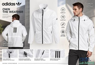 La veste de pluie signée adidas