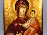 une icône représentant la Vierge Marie et l'Enfant Jésus