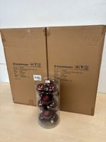 (x240) Boules de noêl 80 mm en verre "combiné brun foncé" 16… (photo 2)
