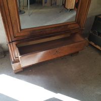 Armoire à glace en placage ronceux - Fin XIXème - H. (photo 5)