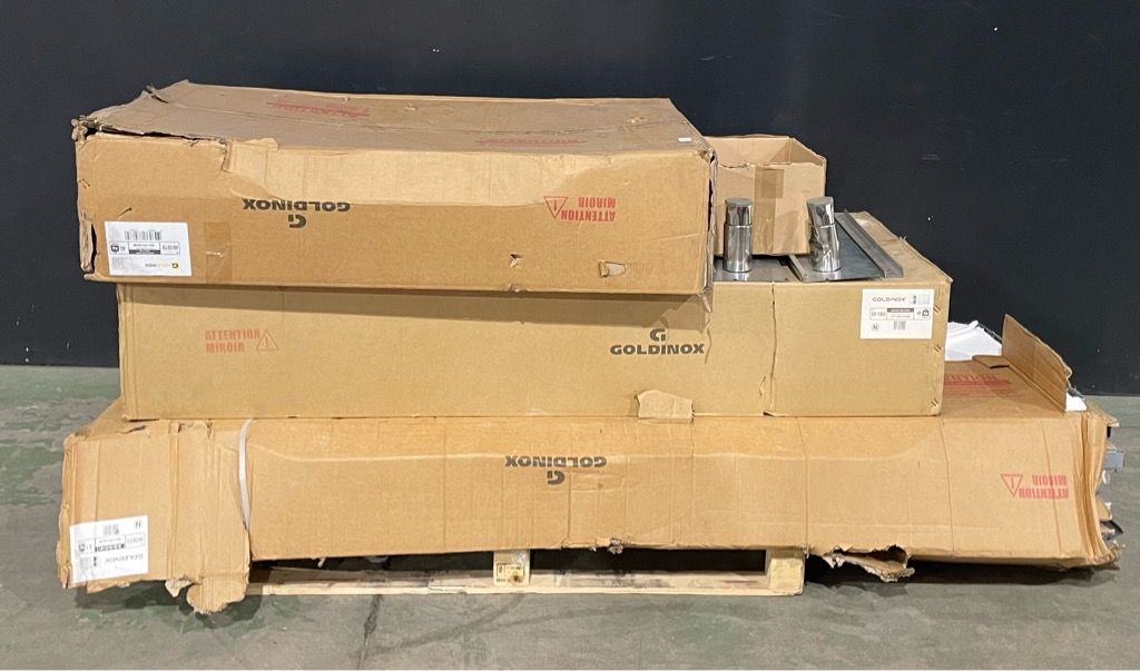 Lot de mobilier professionnel en kit « GOLDINOX » , en l’éta…