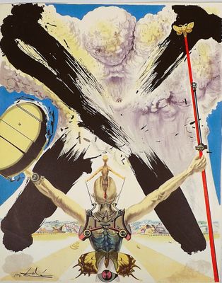 CERVANTES - DALI. DON QUICHOTTE DE LA MANCHE. Lithographies originales