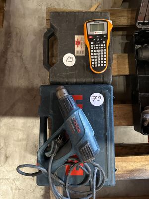 two tools that are sitting on a pallet