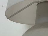 a lamp that has a white shade on top of it