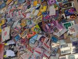 many different types of pokemon cards on the floor