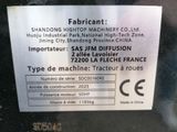 a label on the back of a machine that says fabricant