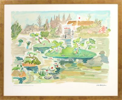 Yves BRAYER (1907-1990) Le Japon Lithographie en couleur sur…